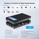 Мини ПК MeLE Quieter 4C / Intel Celeron N100 (3.4 ГГц) / RAM 8GB LPDDR4x / eMMC 128GB / 2 x HDMI 2.0 / LAN / Wi-Fi 5 / Bluetooth 5.1 / Windows 11 / Черный - изображение 2