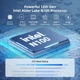 Мини ПК MeLE Quieter 4C / Intel Celeron N100 (3.4 ГГц) / RAM 8GB LPDDR4x / eMMC 128GB / 2 x HDMI 2.0 / LAN / Wi-Fi 5 / Bluetooth 5.1 / Windows 11 / Черный - изображение 5