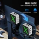 Мини ПК AIOEXPC X MINI N95 / Intel Alder Lake N95 / RAM 12GB / SSD 256GB / 2 x HDMI / 2 x LAN / Wi-Fi 5 / Bluetooth 4.2 / Windows 11 / Серебристый-Чёрный Б/В - изображение 1