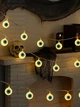 Светодиодная USB гирлянда Декоративные глаза | 3 м 20 LED | Теплый белый свет | Декор на Хэллоуин и вечеринку (700139) - изображение 2