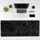 Ігрова поверхня 1000 х 500 х 3 мм Black-white - изображение 2