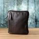 Элегантная мужская сумка из гладкой натуральной кожи SHVIGEL Bag 23150 Коричневый - изображение 9
