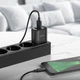 Зарядное устройство с кабелем HOCO C141A Smart dual-port charger set USB to MicroUSB 2.1A Black (6942007627887) - изображение 4