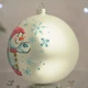 Новогодний шар на елку Santa Shop Сніговик Белый 10 см (4820001154252) - изображение 3