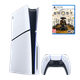 Набор Консоль Sony PlayStation 5 Slim Blu-ray 1TB White + Игра Ghost of Yotei Русская Озвучка - изображение 1