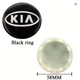 Колпачки на титаны "Kia" (58/49мм) Черный, C5314K58 - изображение 1