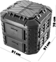 Kompostownik ogrodowy Kadax Nybro czarny 600 l (5903699429969) - obraz 2