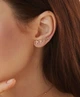 Сережки-клаймбери із червоного золота 585 проби С05958 - зображення 2
