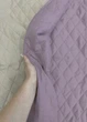 Покрывало двустороннее Decorator Microfiber ромб 215x240 см сиреневый с бежевым (85-024) - изображение 8