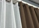 Комплект штор VR-Textil Лен Мешковина 100х270 2шт и Тюль 300х270 277ш-115т Коричневый с белым 71-015/1 - изображение 6