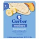 Gerber, прорезыватели, вафли для мягкого прорезывания зубов, для малышей от 7 месяцев, банан и персик - изображение 1