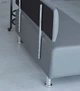 Диван Vi-Tall офісний 160×55×71 см, екошкіра сірий - зображення 4