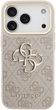 Панель Guess 4G Metal Logo Gold Frame для Apple iPhone 17 Pro Max Pink (GUHCP17X4GMGCPI) - зображення 1
