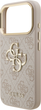 Панель Guess 4G Metal Logo Gold Frame для Apple iPhone 17 Pro Max Pink (GUHCP17X4GMGCPI) - зображення 5