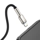 Дата кабель Baseus Cafule Series Metal USB to Lightning 2.4A (2m) (CALJK-B0) Black - зображення 5