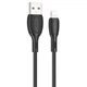 Дата кабель Borofone BX86 Advantage USB to Lightning (1m) Black - изображение 1