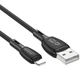 Дата кабель Borofone BX86 Advantage USB to Lightning (1m) Black - изображение 2