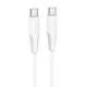 Дата кабель Borofone BX119 New Type-C to Type-C 60W (1m) White - изображение 1