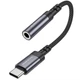 Переходник Borofone BV24 Graceful Type-C to 3.5mm Metal grey - изображение 2