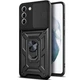 Чохол Ummi Camshield Serge Ring для Samsung Galaxy S21 Чорний - зображення 1