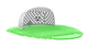 Сеточка для писсуара с футбольными воротами BG-2203 Goalpost Herbal mint - изображение 1