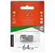 USB-накопитель c Type C 2.0 флешка на 64Gb T&G 104 Metal series USB 3.0 Silver - изображение 1