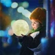 Настільний світильник нічник RGB 3D Місяць Magic Moon Light для дому та спальні затишний світильник (606363) - зображення 4