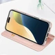 Чохол-книжка Dux Ducis з кишенею для візиток для Apple iPhone 16 (6.1") Rose Gold - изображение 5