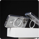 Панель CARE by PanzerGlass Feature Case Transparent w. Silver Kickstand & MagSafe для Apple iPhone 16 Plus (5715685003899) - зображення 5