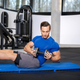 Materac gimnastyczny Gymtek składany 180 x 60 x 5 cm Niebieski (5907766663553) - obraz 9