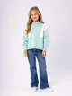 Підліткове тепле худі для дівчинки H&M 134-140 см М'ятний (0129) - изображение 2