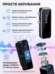 Микрофон беспроводной петличный для телефона петличка для айфона iPhone с шумоподавлением на 2 микрофона для андроида смартфона с зарядным кейсом ветрозащитой для записи звука гарнитура для блоггеров видео ютуб беспроводная type c M3 OnePro черный 73718 - изображение 4