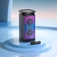 Портативная Bluetooth колонка BOROFONE BP25 Vida беспроводная акустика-караоке с RGB подсветкой и беспроводным микрофоном |10Wx2, BT5.4, USB/AUX/TWS, 3600mAh, 4h| Черный - изображение 3