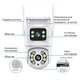 IP PTZ-відеокамера з WiFi 3Mp+3Mp Light Vision VLC-9130WI-2C (Tuya) f-3.6mm+3.6mm, ІЧ+LED-підсвічування, з мікрофоном - изображение 3