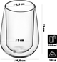 Zestaw szklanek termicznych Kadax z podwójną ścianką 280 ml 6 szt (5903699406793) - obraz 2