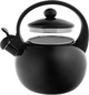 Czajnik emaliowany Kadax Cusset z gwizdkiem czarny 2.2 l (5903699493243) - obraz 5