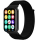 Ремешок нейлоновый MRK для фитнес браслета Mi Smart Band 8 Pro/9Pro/ Xiaomi Redmi Watch 4/5 Черный (mrk6452) - изображение 6