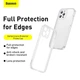 Чохол BASEUS Camera Lens Protector Frame Case Для Iphone 12 Pro (FRAPIPH61P-02) White - изображение 3
