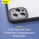 Чохол BASEUS Camera Lens Protector Frame Case Для Iphone 12 Pro Max (FRAPIPH67N-02) Black - изображение 2