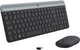 Zestaw bezprzewodowy Logitech Wireless Slim Combo MK470 Graphite (5099206086562) - obraz 4