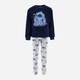 Детская теплая пижама для девочки Disney Lilo & Stitch XH70556_NAVY 128 см Нави (3609088147576) - изображение 7