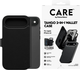 Чохол-книжка CARE by PanzerGlass Feature Case Tango Two-in-One Wallet w. MagSafe для Apple iPhone Air Black (CR78108) - зображення 3