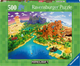 Пазл Ravensburger Minecraft 500 елементів 12001568 (4005555015680) - зображення 1