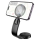 Автомобільний тримач із бездротовою зарядкою Hoco HW29 Totem ring magnetic wireless (center console) 4.5-7" 15W Black - изображение 6