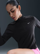 Bluza sportowa damska bez kaptura Nike W Nk Tempo Df Hz TP HV2852-010 S Czarna (198481537853) - obraz 4