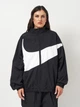 Спортивная ветровка для бега женская Nike W Nsw Logo Os Track Jkt HV4107-010 L Черная (0198485096776) - изображение 8