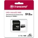 Карта памяти Transcend microSDXC 340S 512GB UHS-I U3 V30 A2 + adapter SD (TS512GUSD340S) [141992] - изображение 2