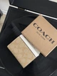 Кошелек женский Coach молочный с коробкой небольшой - изображение 2