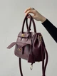 Сумка женская Bel Air Tote Bag - Premium бордовый золото средний Баленсиага - изображение 3