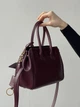 Сумка женская Bel Air Tote Bag - Premium бордовый золото средний Баленсиага - изображение 5